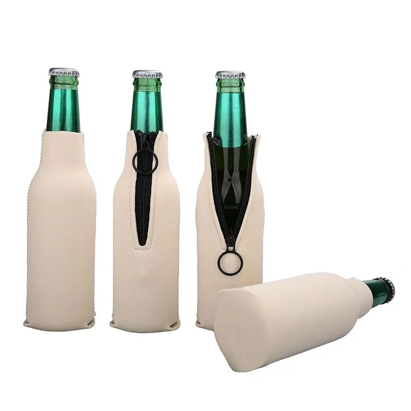 Insulated Wine Bottle Sleeve Cooler Beer Stubby Holders Promotional Neoprene Beer Can Cooler
