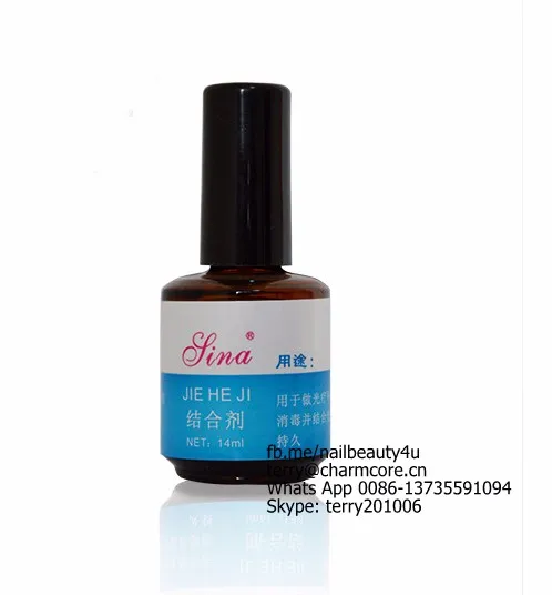 14ML Natural Clear Nails Primer Nail Art Tool Products Acrylic Base Coat Polish For UV GEL & Acrylic Tips