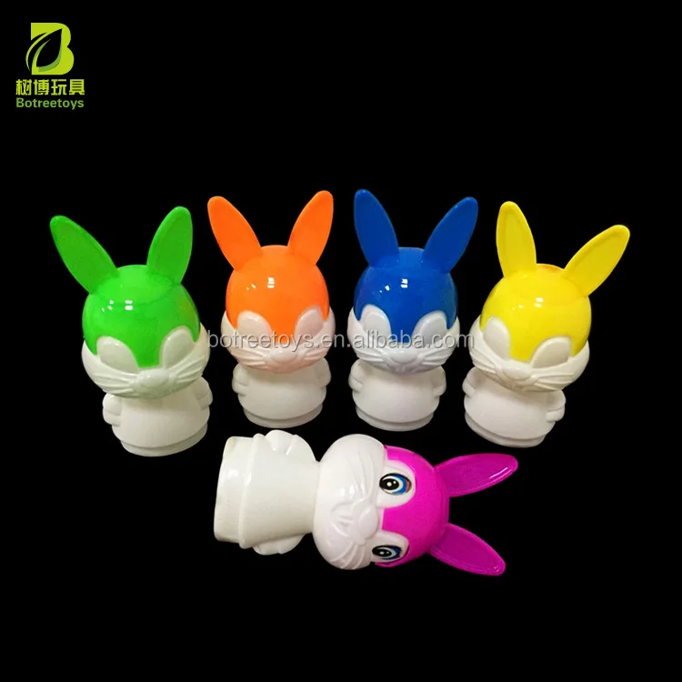
Cartoon Rabbit Candy Dispenser Bottle Blowing Bunny Toys for Packaging  (60611628386)