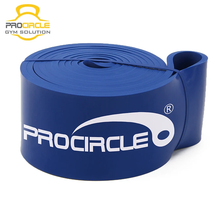 Procircle цветные латексные тренировочные ленты с логотипом на заказ