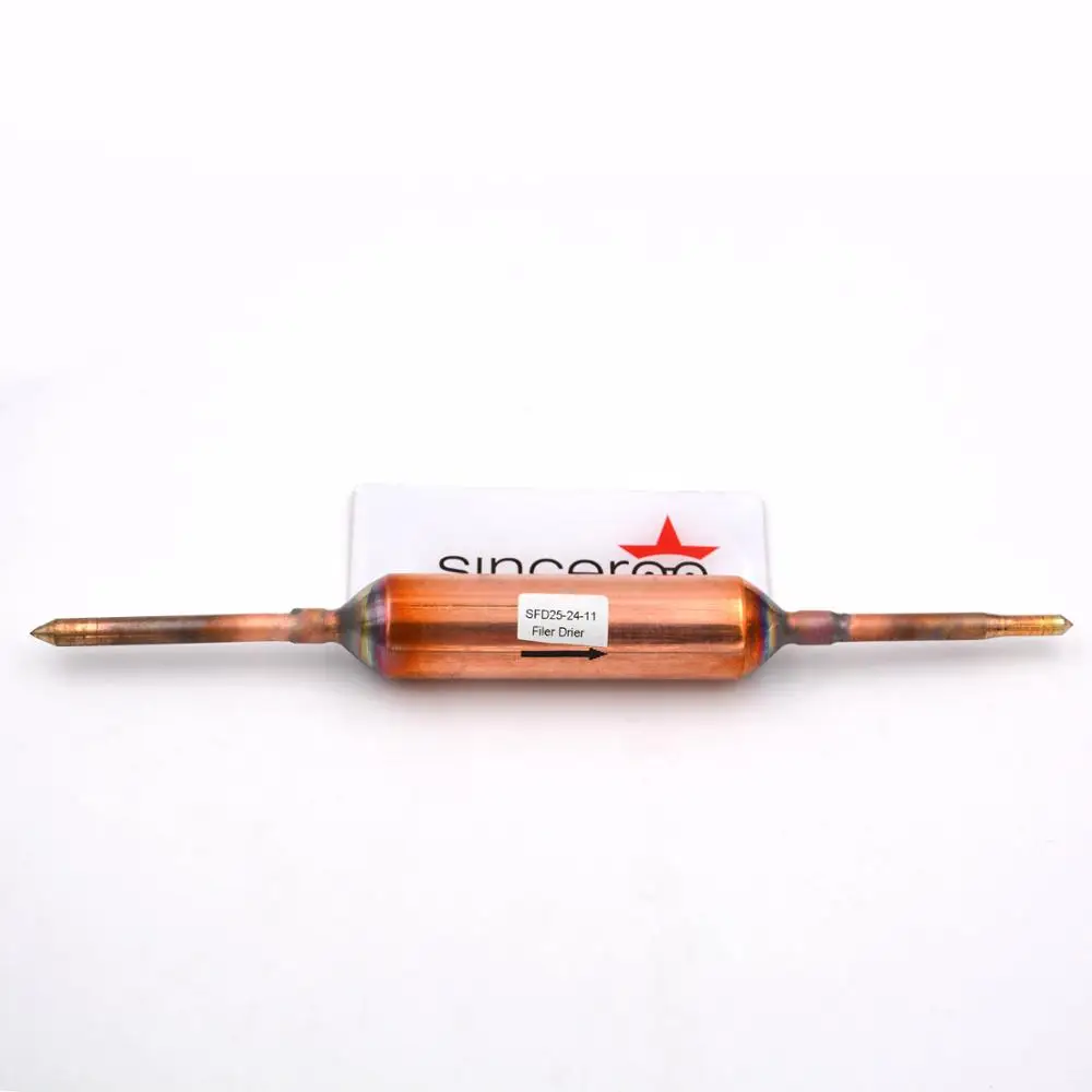 Made in China Customized Diameter Copper Refrigerator Dryer Filter