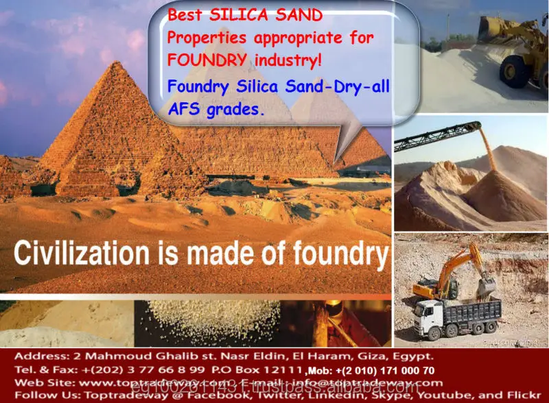 
Granulated Foundry Silica Sand 