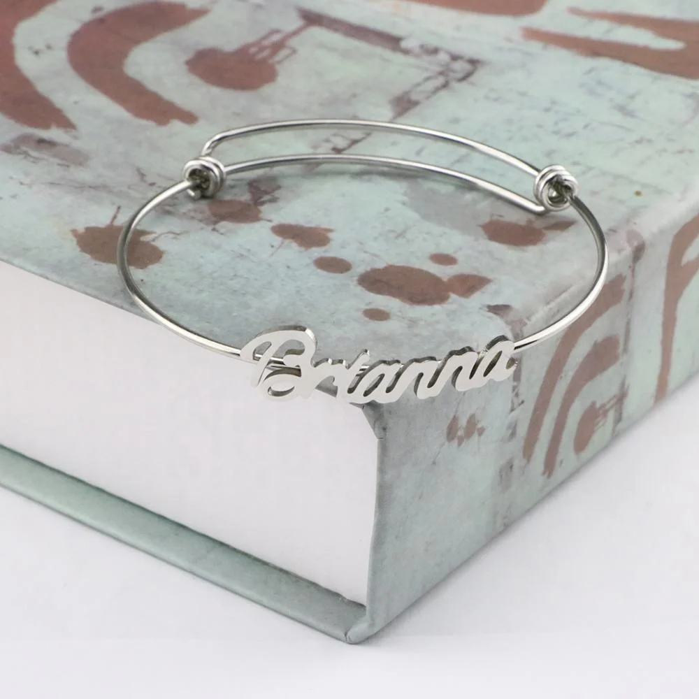 Wholesale 925 Silver Jewelry European New Design Adjustable Bangle Oem Name Bracelets For Baby
