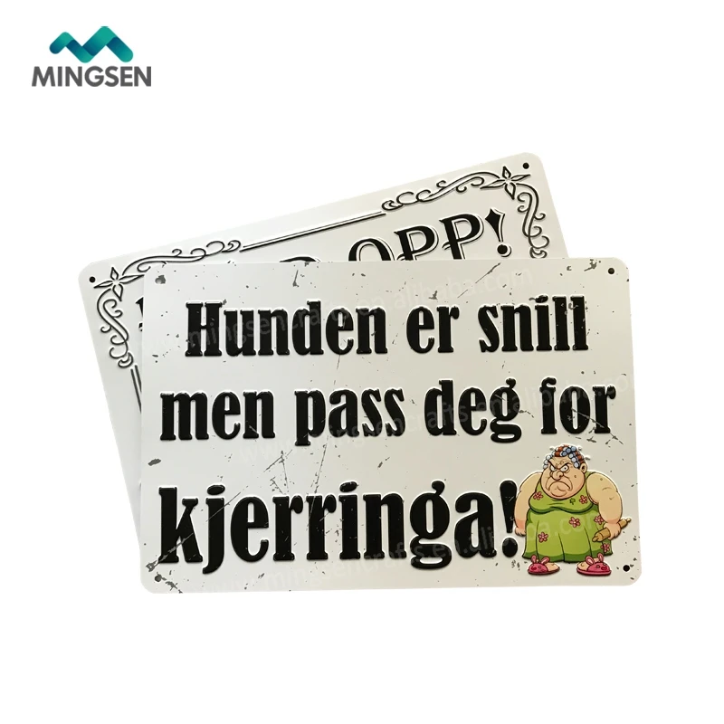 wholesale NO MOQ motorcycle vintage style metal wall signs bar tin sign