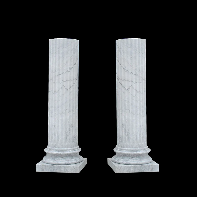Marble carving granite stone gate pillar