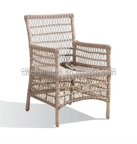 
Foshan outdoor hand weaving furniture rattan dining chair 
