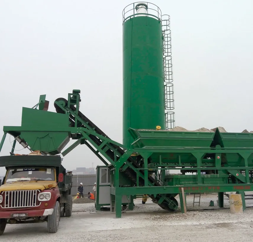 Construction Machinery Mobile Stabilized Soil Mixing Plant YWBS300