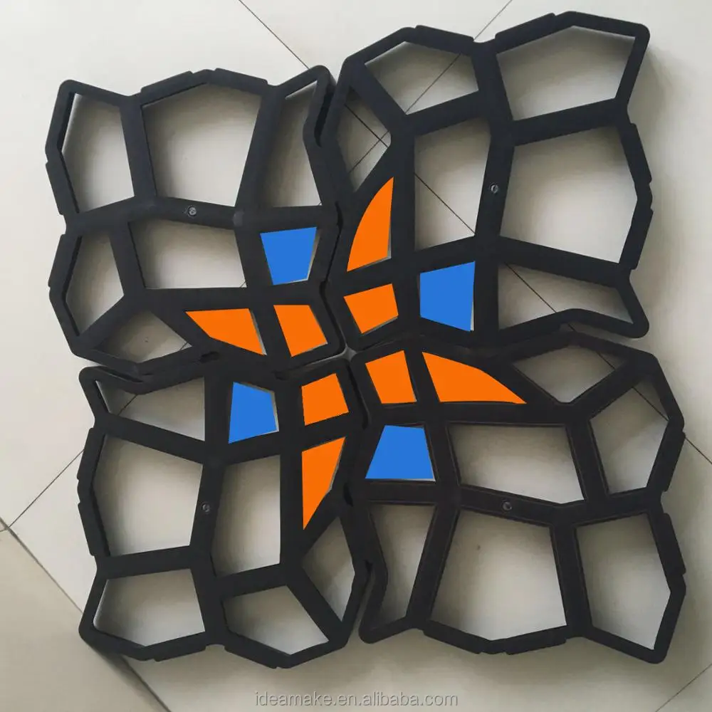 Paving Stone Mold for pavement paths Pathway mould plastic concrete pavement mould