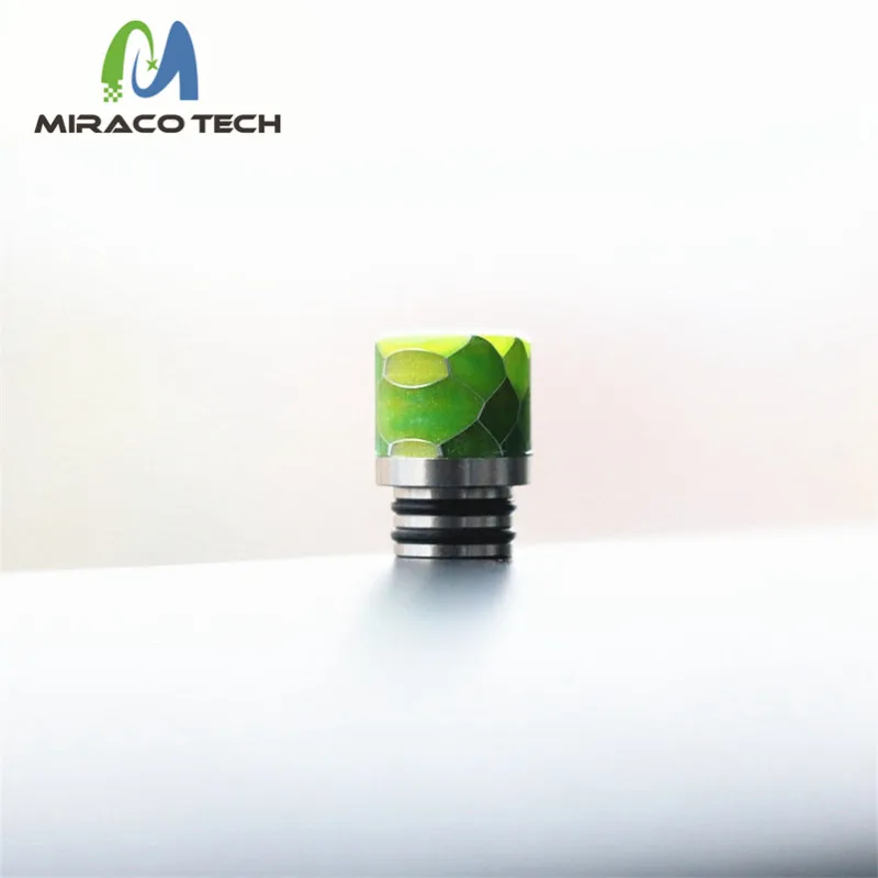 
Foggyman Epoxy Resin Drip Tip Head Vape Mouthpiece 510 drip tip for E Cigarette Petri V2 Petri V3 RDA Atomizer tank 