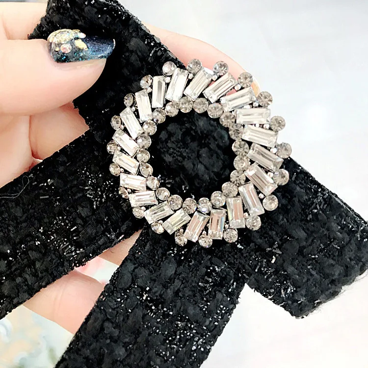 
wholesale korean cotton butterfly brooch for shirt dress unisex oversize bow tie 