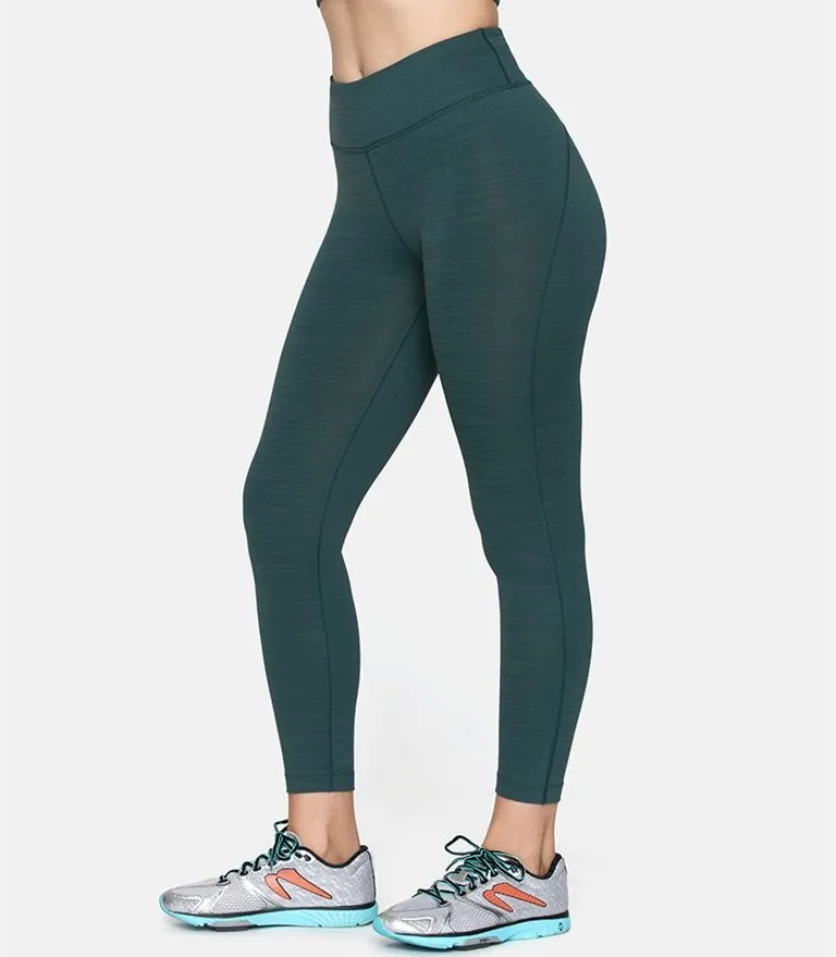 High waisted basic design inner key pocket leggings sport fitness manufacturer