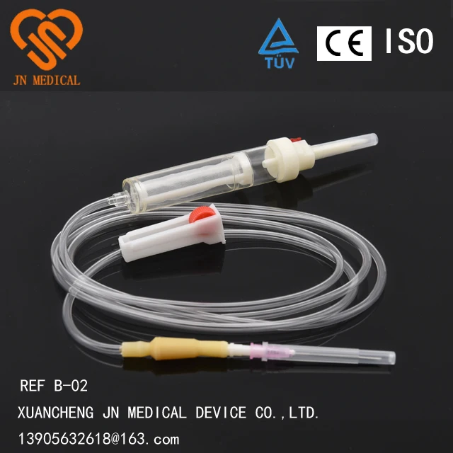 
20 years factory blood transfusion set filter disposable Can be customized with CE Disposable blood transfusion set 