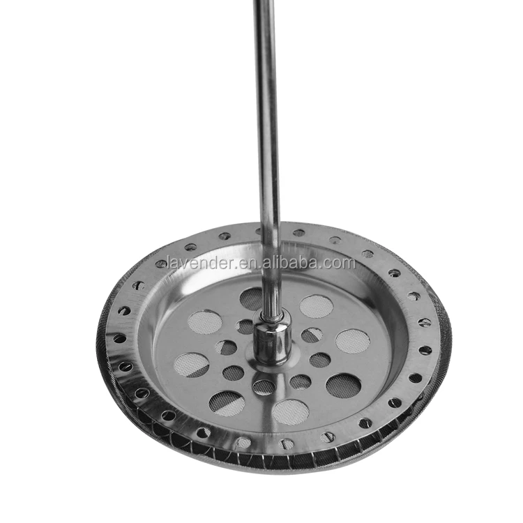 New Wholesale Filter Mesh Camping 8 Cup Double Wall Stainless Steel French Press Coffee Maker