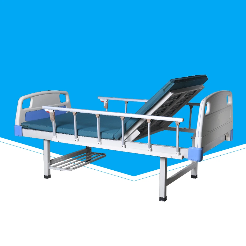 SFD-B1007A 1 Crank cheap hospital bed with side rails