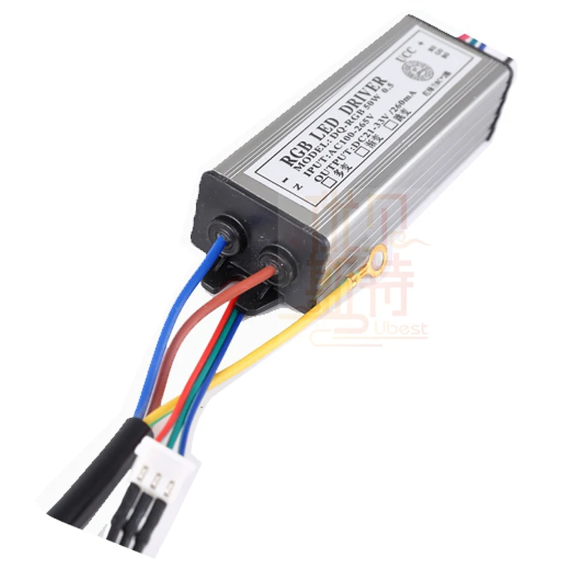 Best Quality IP65 Waterproof Dimmable 50Watt RGB LED Power Supply with Remote Control