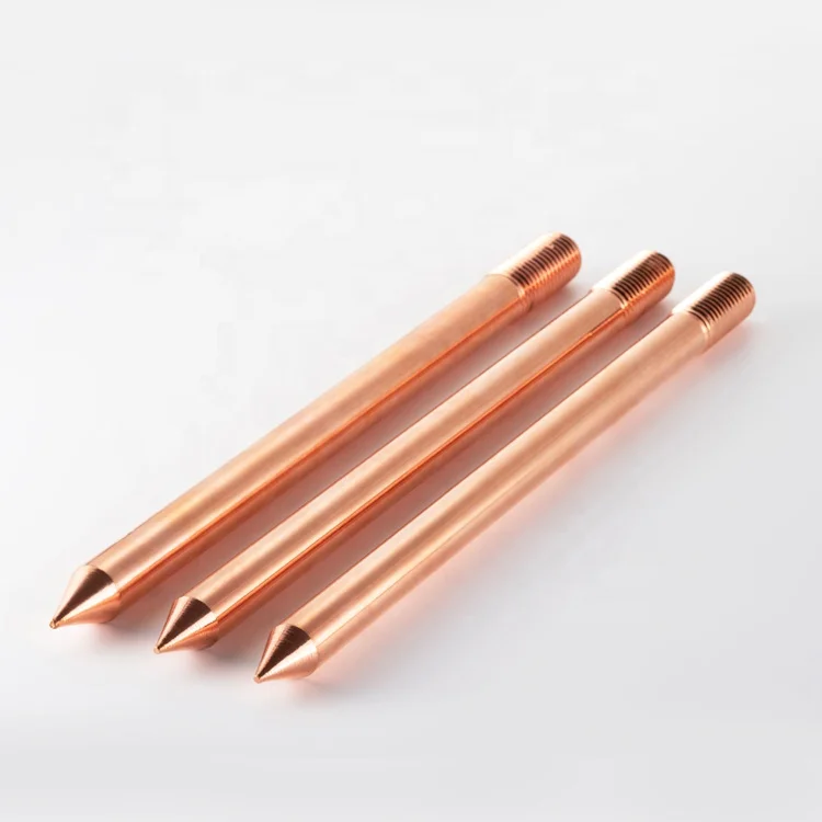 pure copper ground rod Earthing Rod For Electrical Utilities