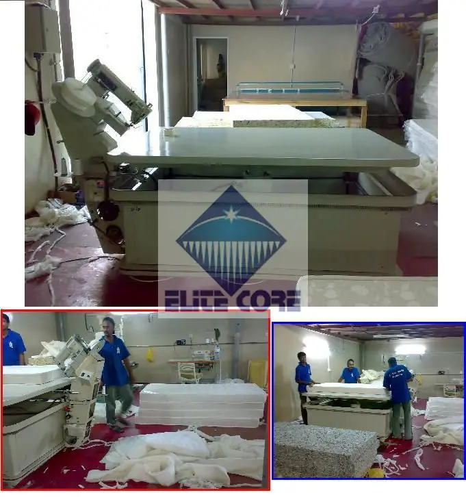 ECMT-206B bonnell spring coiling mattress tape edge machines /tape edge machines pocket spring machines