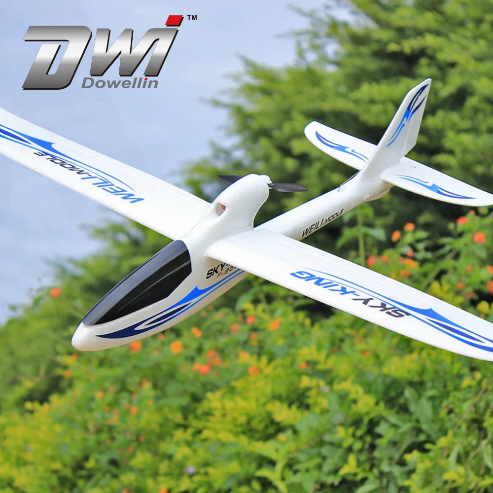 Дви Dowellin Wltoys F959 Sky короля 2,4 ГГц RC планер самолета для детей игрушки
