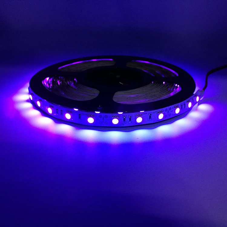 Chinese Manufacturer 12V 24v  Led Strip Lights 60 LEDs/M rgb SMD 5050 Led Strip