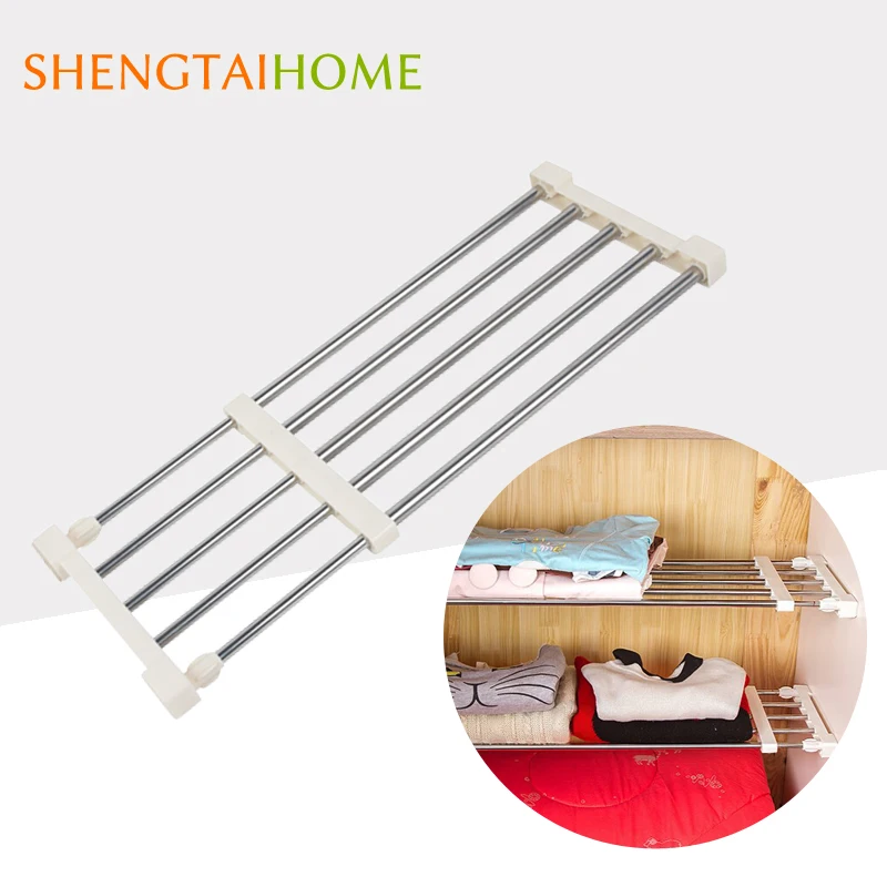 Wholesale Home Wardrobe Use Extendable Storage Shelf