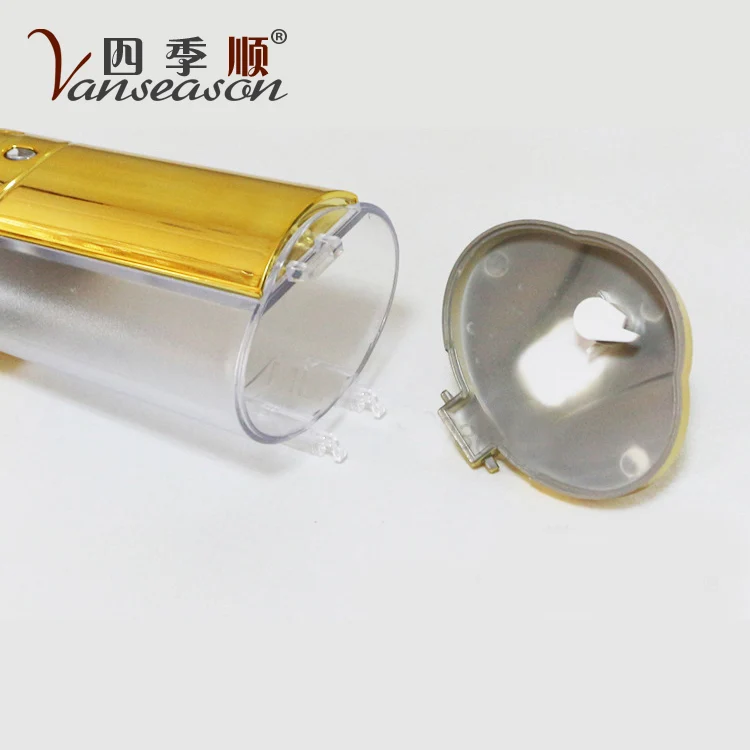 Wall Mounted Chromed Manual Liquid Plastic Soap Dispenser For Bathroom Use