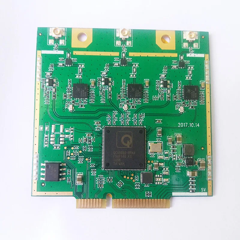 2.4G/5G qca9880 802.11ac openwrt wifi module mini pcie wifi uart module