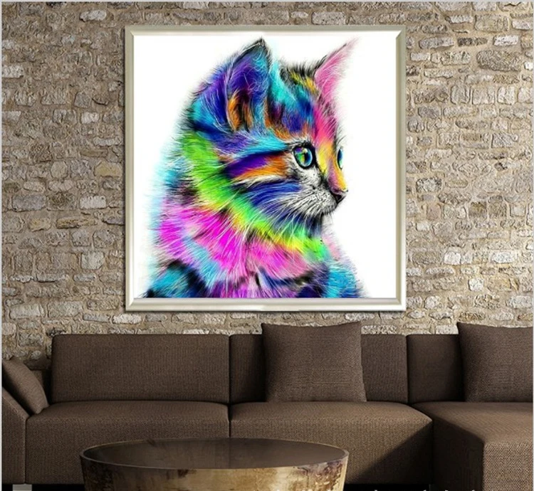 
Dropshipping Factory Direct Diamond Painting Cat aliexpress Amazon Hot-selling Cross-border E-commerce Hot-selling Explosion 