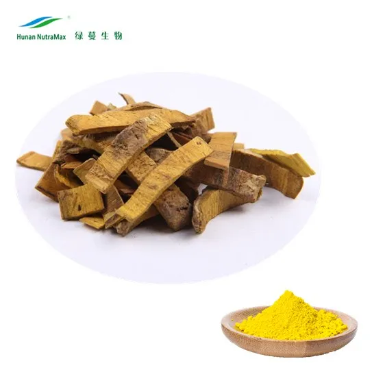 Natural Herbal Extract Supplier Berberine HCL 97% 98% Yellow Powder