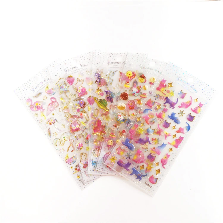 Custom high quality 3M adhesive circle epoxy domed sticker