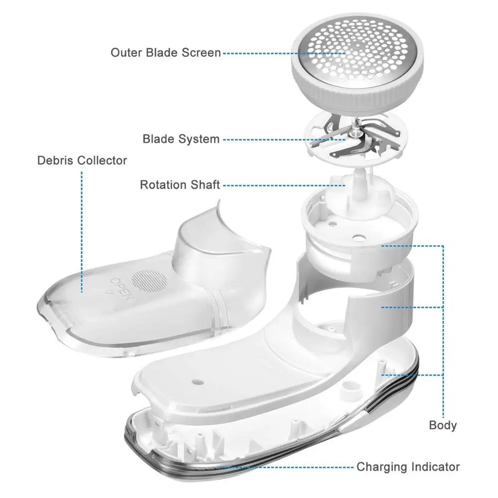 
Lint Remover Fabric Shaver Fluff Bobble Remover for Clothes, Curtain, Sweater, Carpet 