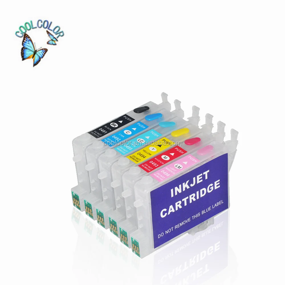 Wholesale High Quality and Best Price Refillable Cartridge T0491-T0496 For Epson