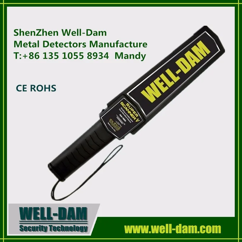 Хорошо плотины супер сканер Ручной металлодетектор комплект