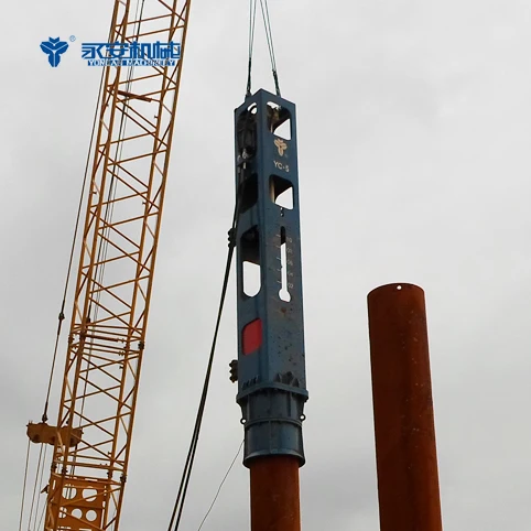 Sheet pile Piling machine YC-5 Hydraulic Impact hammer driving hammer