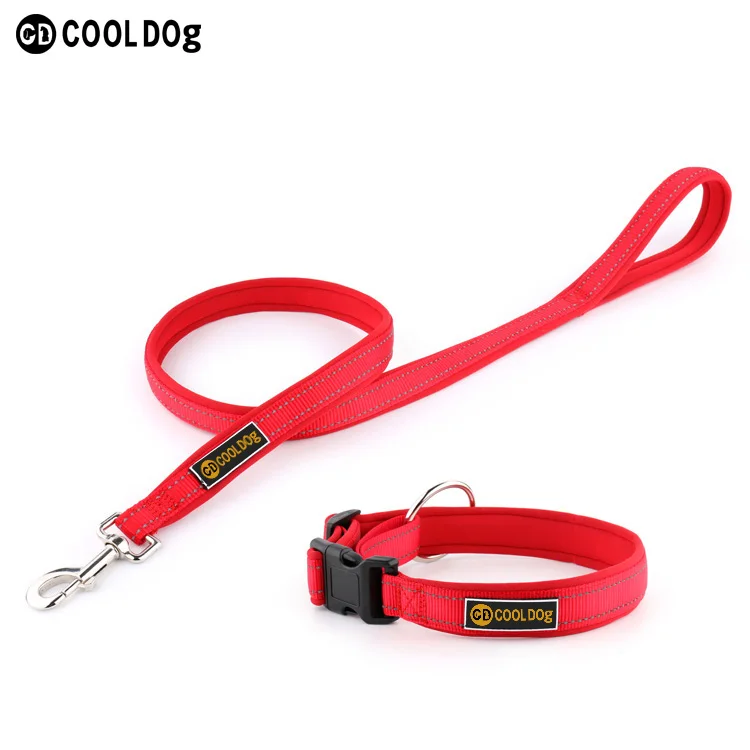 Soft Neoprene Padded Nylon Reflective Dog Collar Wholesale
