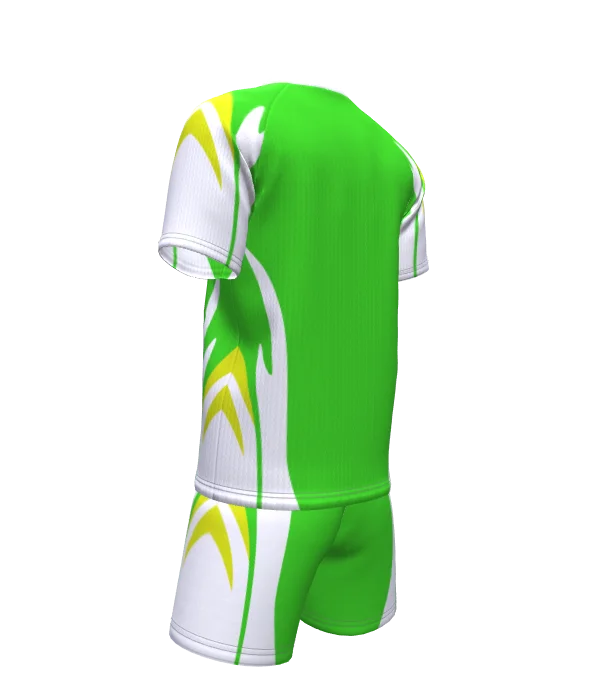 Wholesale Blank Sublimated Custom Green Soccer Uniforms