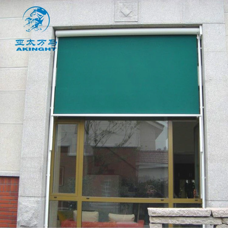 Customized outdoor indoor office cordless electric pvc  blackout fabrics window shades roller blinds