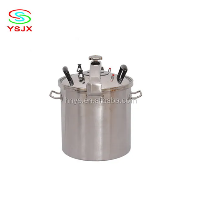 
stainless steel commercial pressure cooker thermometer 50L 