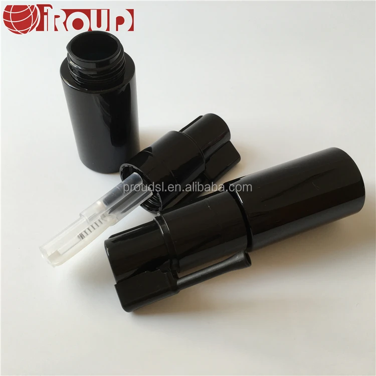 
35ml black empty plastic powder bottle for medicine 