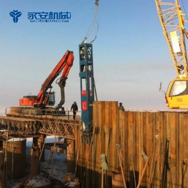 Sheet pile Piling machine YC-5 Hydraulic Impact hammer driving hammer