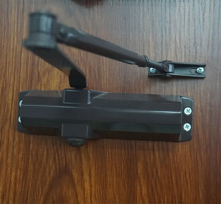TB68-B  Hydraulic Aluminum Alloy Soft Close Door Closer Parts Overhead Mounted Adjustable Power