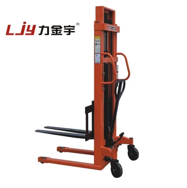 high quality 2 ton 1.6m hand pallet truck manual hydraulic stacker