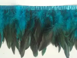 Оптовая продажа, бахрома из петушиных перьев