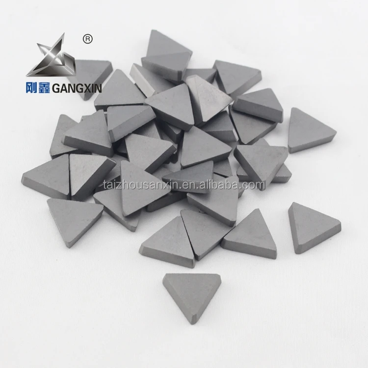 YT15/YT5 carbide tips ISO certificate1/2,3/4 triangle P30 carbide tips sanxin