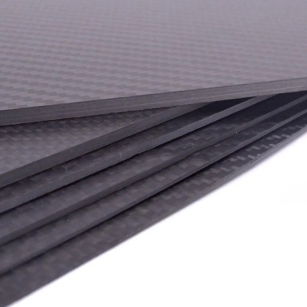 The 100% Real 3K Carbon Fiber Plate Panel Sheet 230mm x 170mm or 200mm X 300mm 3k Carbon fiber Plate Panel 0.5mm 1mm 1.5mm 2mm