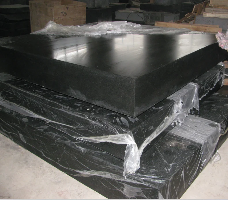 Black Granite Surface Plate With Wooden Box