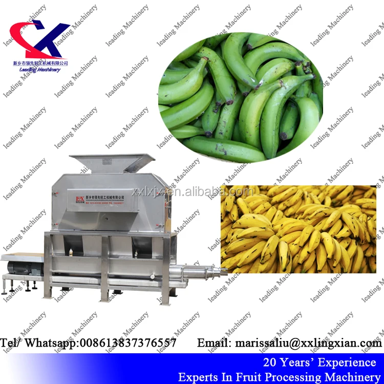 Banana Green Peeling Machine Banana Jam Processing