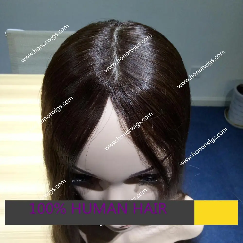 JH52 jewish wig 100% Chinese virgin hair in stock 22inches all hair same length with big layers silk top 4x4inch wigs