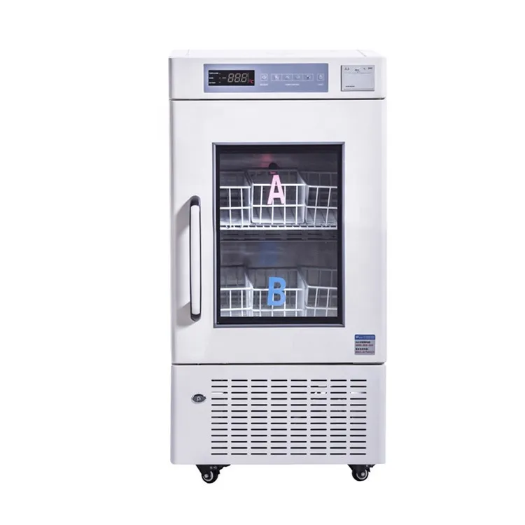 4 degrees single door Blood Bank Refrigerator/ -40 degree low temperature freezer
