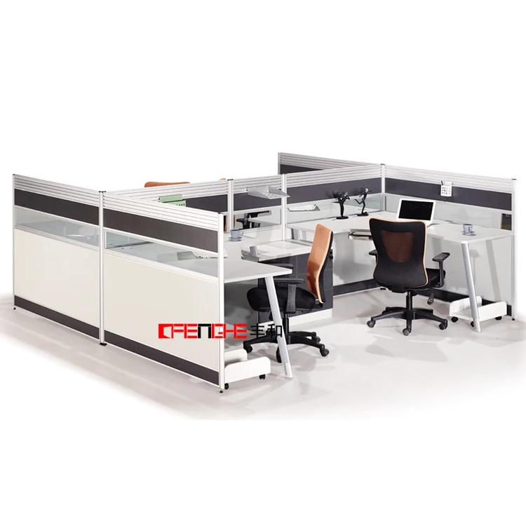 
office building material partition wall panels modular call center screen partition workstation 