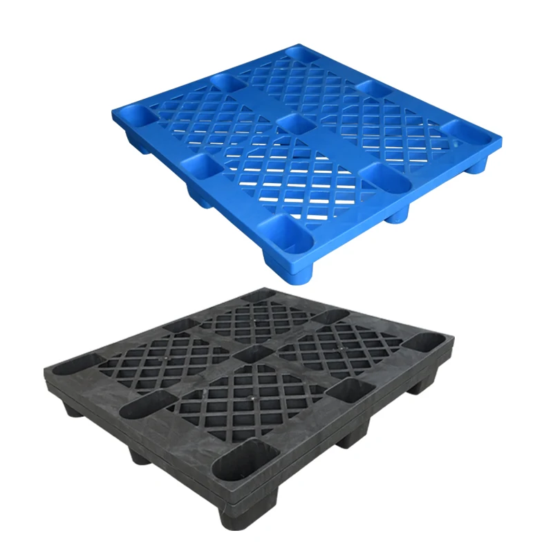 
Economy single use disposable nestable black one way shipping plastic pallet  (60763652119)